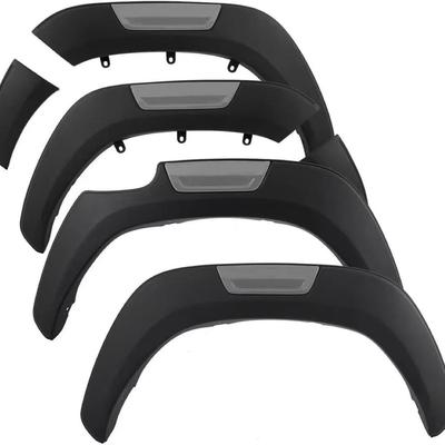 适用丰田HiluxRevo2023改装黏贴轮眉挡泥板FenderFlare皮卡