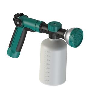 花园水枪家用庭院浇花洗车水枪500ml泡沫壶虹吸单功能可拆卸水枪
