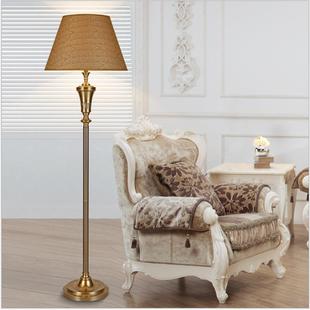 北欧复古法式落地灯简约客厅卧室书房酒店铁艺五金边几配套台灯