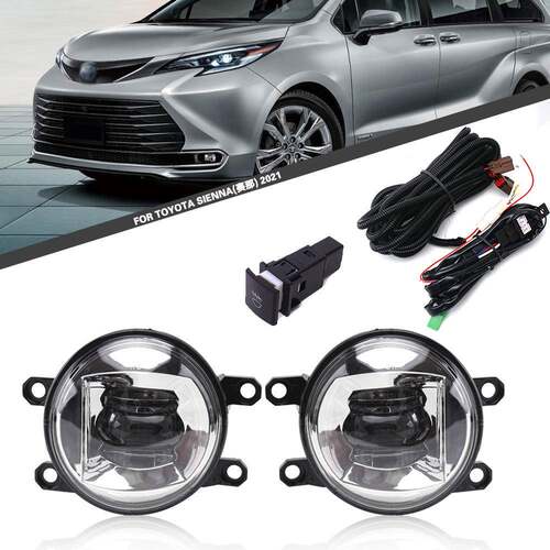 适用丰田2021年新款赛那LED前雾灯总成日间行车灯赛纳保险杠灯