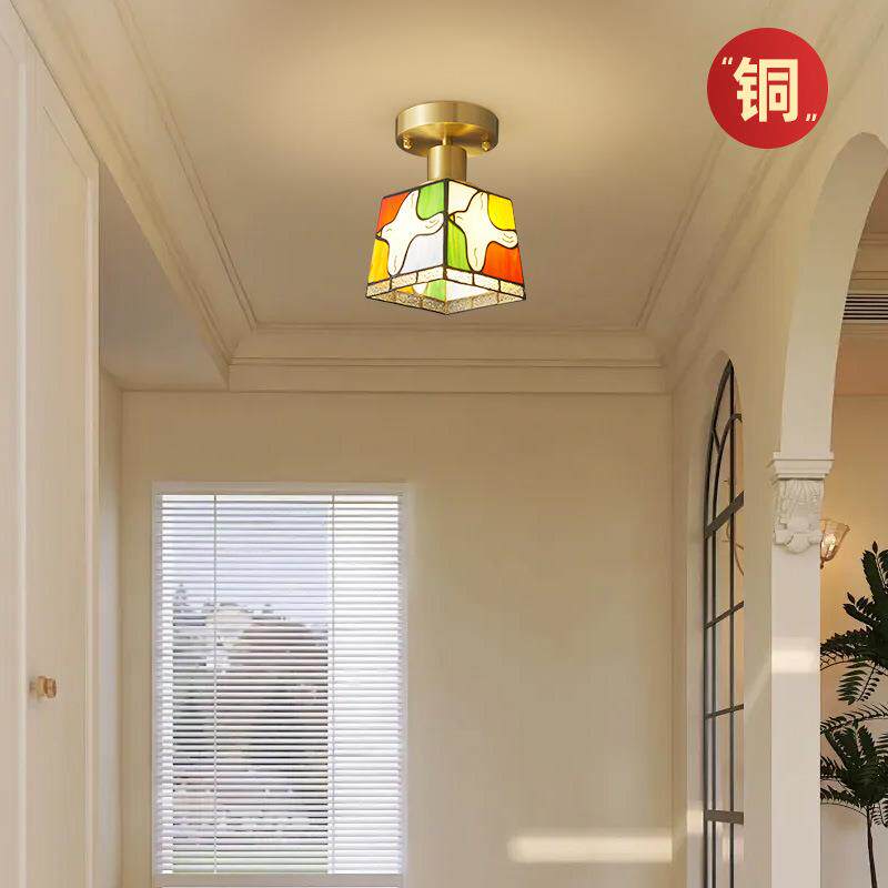 日式和平鸽床头吊线灯创意玄关餐厅装饰灯吸顶灯中山家装灯具大全