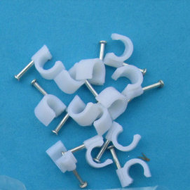 线卡子网线钉 钢钉线卡固定钉卡圆形4mm-50mm 11元起