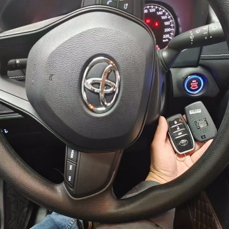 速发威兰达新锐志凯美瑞荣放雷凌改装一键启动无钥匙进入手机远程