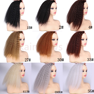 Bundles Yaki 极速Kinky Hair Hpair Synthetic Weave Straight