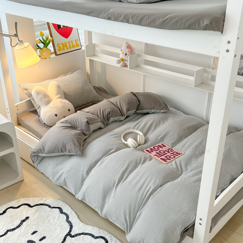 极速学生宿舍单人床单三件套水洗棉被套H被子床上四件套被褥套装