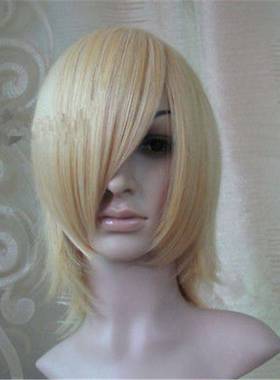 极速-Fionagble womens short straight blond wig