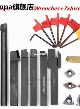 极速21Pcs 12mm Solnid Carbide Inserts Holder Boring Bar DCMT