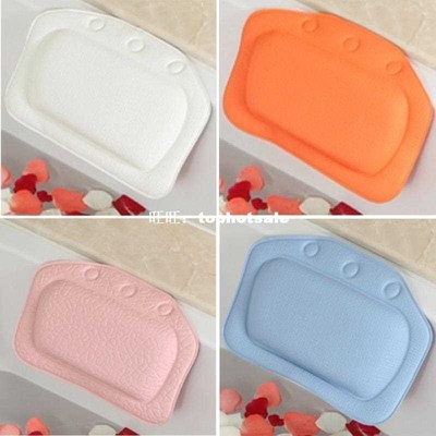 极速PVC comfortkable foam pillow bathtub pillow use for hote