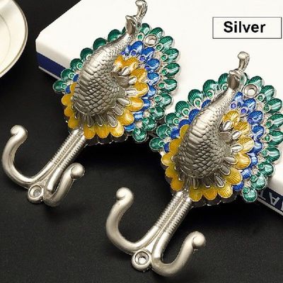 极速Hot Salges High-quality Peacock Wall Hook Curtain Hook