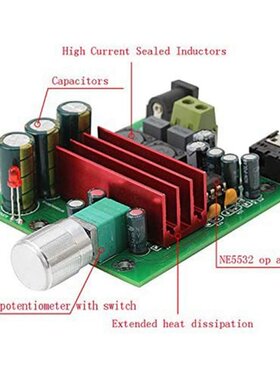 新品100W TPA3h116D2 Amplifier Full Frequency Mono Channel Di