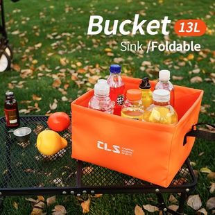 OutdooEr Bucket Folding 13L Bucke 极速Camping Water Foldable