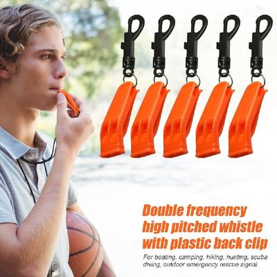 极速1/5/10pcs Plastic Safety Whistle Outdoor CampiWng Hiking