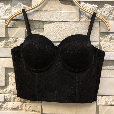 极速2020 New Bling bling Fashion Push IUp Overbust Corsets W