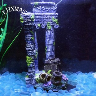 Fish OrnaXts Tank Landscape Roma Aquarium 极速Resin
