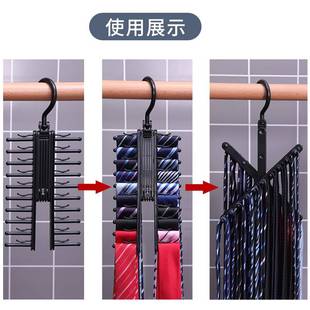 Scarf Belt Rotating 极速Hanger Rack Holduer Tie Organizer