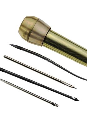极速1 Set Canvas Leather Tent Shoes Sewing Awl Taper RZepair