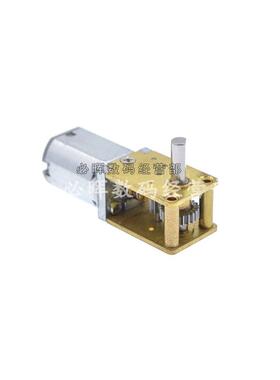 新品.蜗轮蜗杆1218-速N直20x减速马达 智能小车36VV12V微型流齿轮
