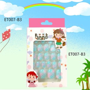 Nail Tips Lovely 极速Colorful False Press Fake Babyl