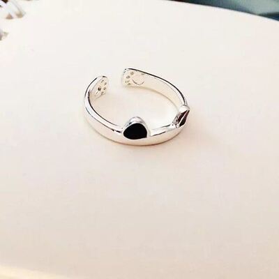 极速Cute Ring Cat Ear Finger Ring OpenI Design Fashion Ring