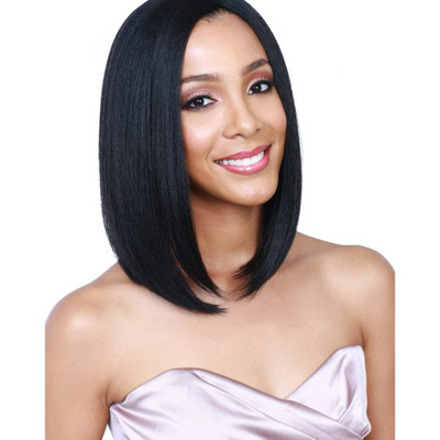 极速Women Wigs Short Straight Human Hair WiNgs Pixie Cut Hai