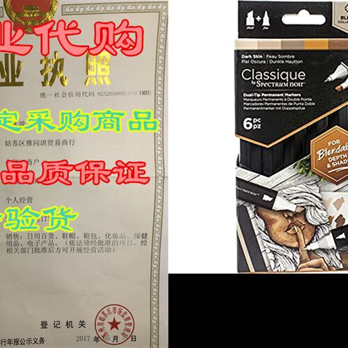 新品Spectrum Nokir Classique Blend Alcohol Marker Dual Nib P