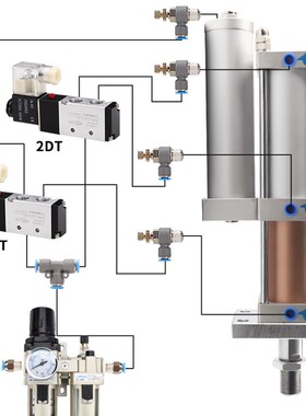 增压机冲床气缸MPT50/63/80/100/125-20T/150/160气液增压缸15吨