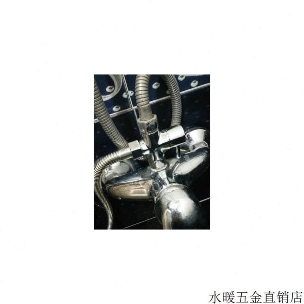 花洒快6分淋浴分转换器黄铜分水器三通接头水阀配件一进二出开4分