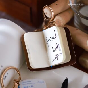 迷你豆豆本tn空白手账本小本子个性创意包包挂件钥匙扣礼物