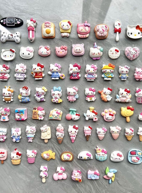 Hello kitty3d立体贴树脂冰箱贴KT猫卡通背胶磁铁贴可爱款式