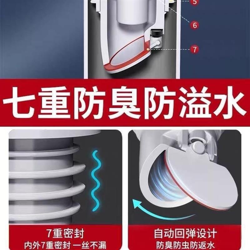 厨房下水道防反水止逆阀防倒灌卫生间排水50管止回阀专用单向地漏