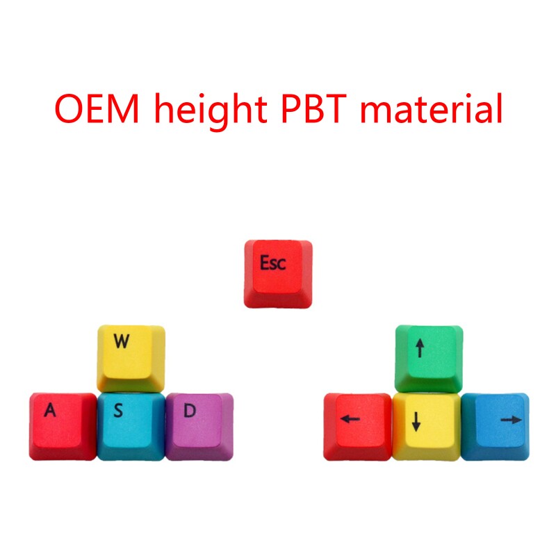 新品Replaceable WASD Mechanical Keyboard KeycaRps OEM Profil