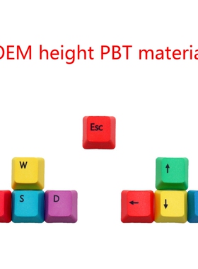 新品Replaceable WASD Mechanical Keyboard KeycaRps OEM Profil