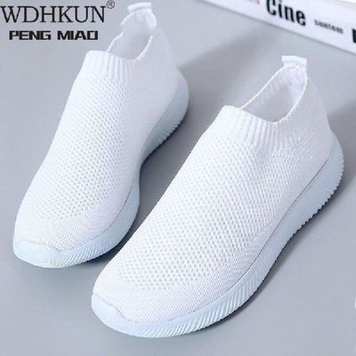 极速Women Sneakers Fashiton Socks Shoes Casual White Sneaker