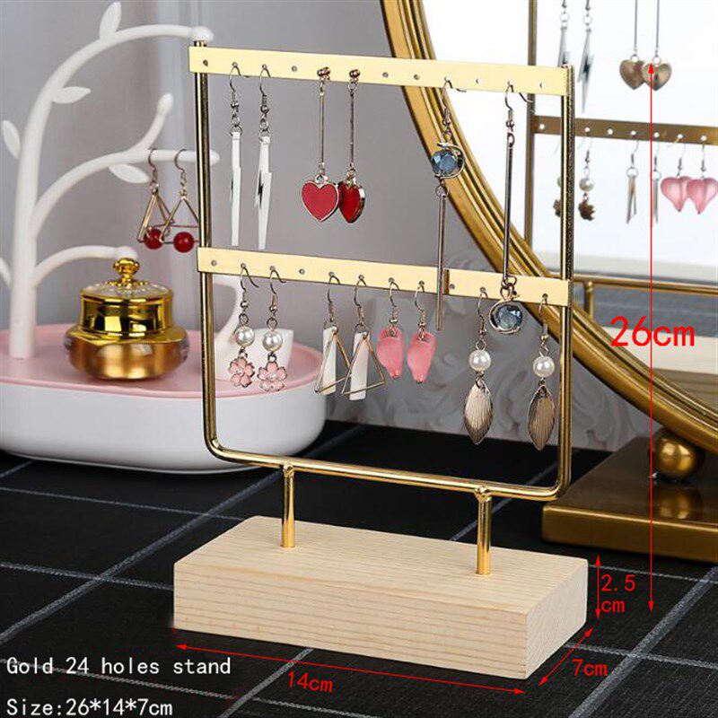 新品Newb Three Colors Earring Holder Jewelry Display Jewelle