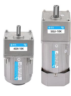 极速调速减速电机可调变速o 220V/380V交流齿轮车床马达 6W-750W