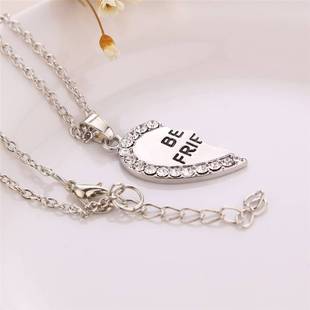 极速tter Necklace Fashion Couple NecklacKe Men Friendship Je