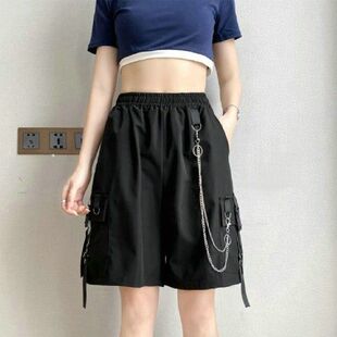 新品 Summer Women SCtyle Fashion Solid Korea Wide Leg Color