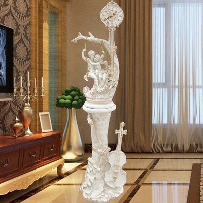 极速客厅落地钟欧式别墅立钟坐钟装E饰摆件大座钟复古时钟家用钟