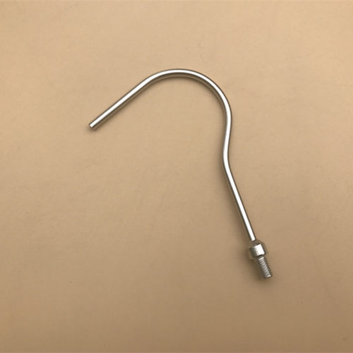 新品C款不锈钢无尖单搭钩 2m6m10米压花伸缩M杆 加厚捞网竿子8mm