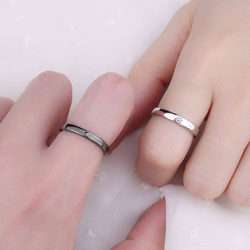 新品1Pc/1Pair Sun Moon Mautching Couple Friendship Lover Ope