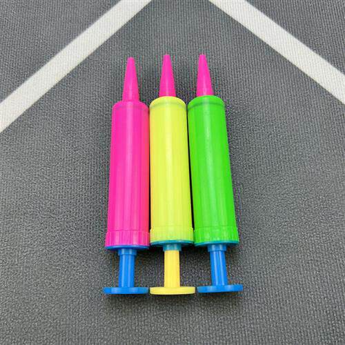 新品长条气d球专用手推打气筒手动脚踩家用吹汽球花束造型小丑充