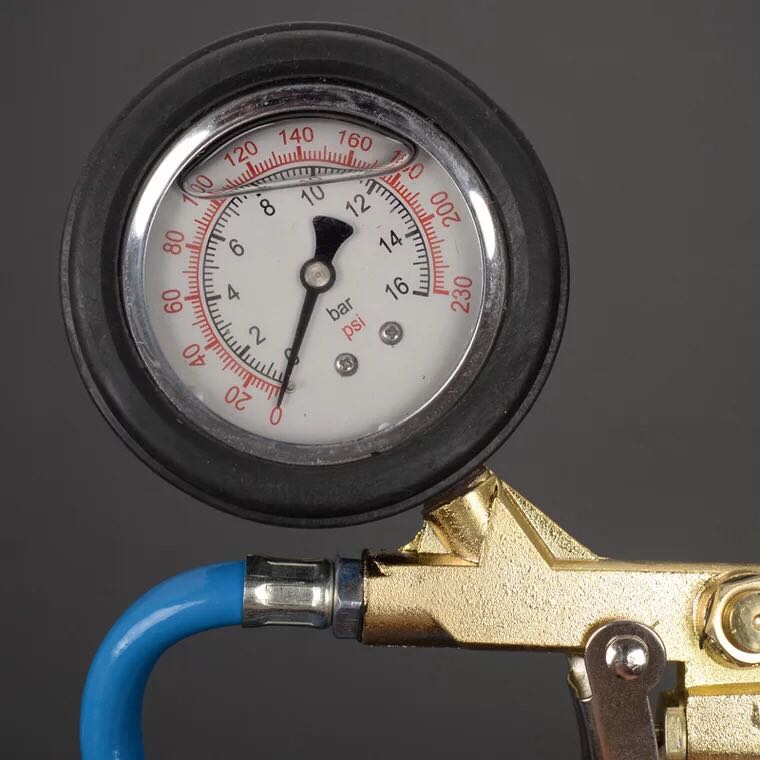 极速。胎压计气压表高精度带充气汽车轮胎压监测器数显Y测压胎压