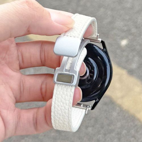 适用iwatch表带拼色细款磁吸扣
