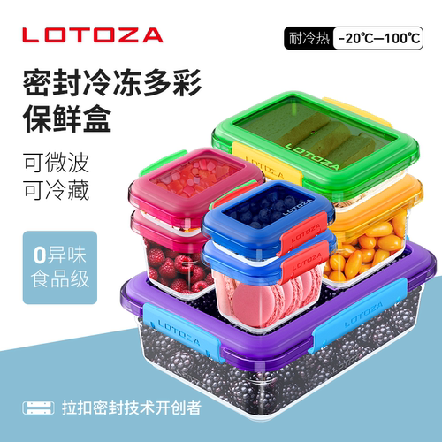 LOTOZA冰箱收纳食品级塑料保鲜盒
