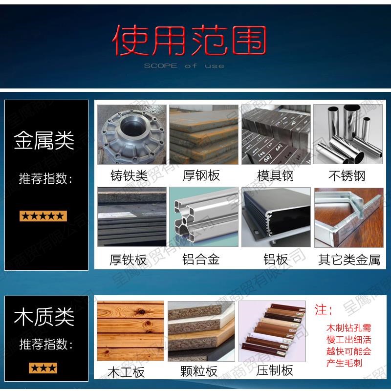 不锈钢合金开孔器木工金属扩孔钻头77-78-79-80-83-84-85-86-88MM