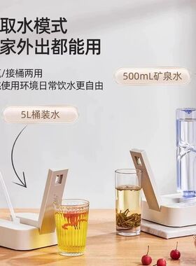 便携式即热烧水壶旅行2025新款饮水机电热折叠可上飞机抽水加热器