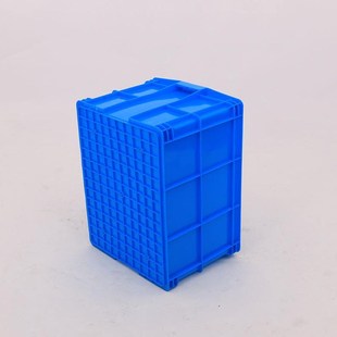 箱帶標簽卡膠箱可碼 高塑料箱 320塑膠包裝 如順加厚塑料周轉箱500