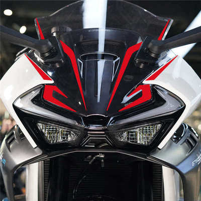 适用22-25春风675SR 450SR/SRS装饰车头拉花贴花版画贴纸防水改装