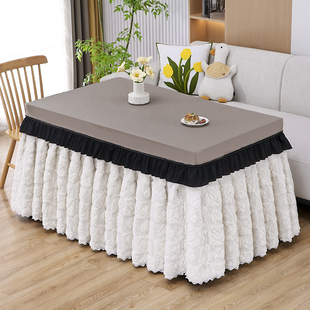 长方形烤火罩烤火桌子罩套茶几电炉罩火炉桌罩家用冬季炉火罩新款