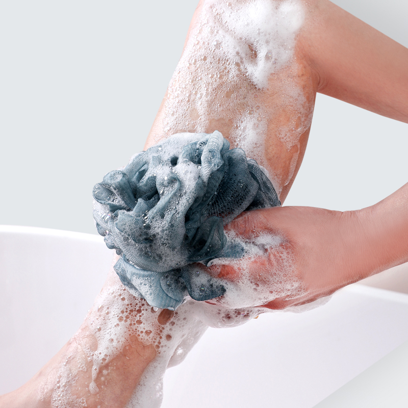 浴花球高档不散沐浴球男用超大号高端不会散的超多泡泡浴球浴沭球